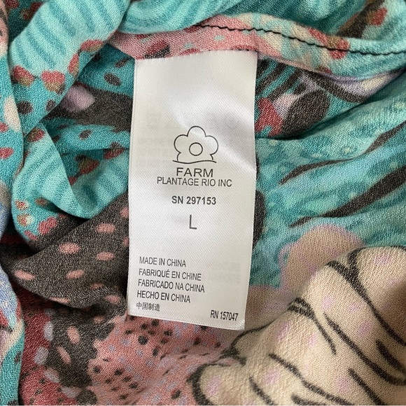 FARM Rio Black Cool Leopards Maxi Dress Large NWT - Picture 10 of 16